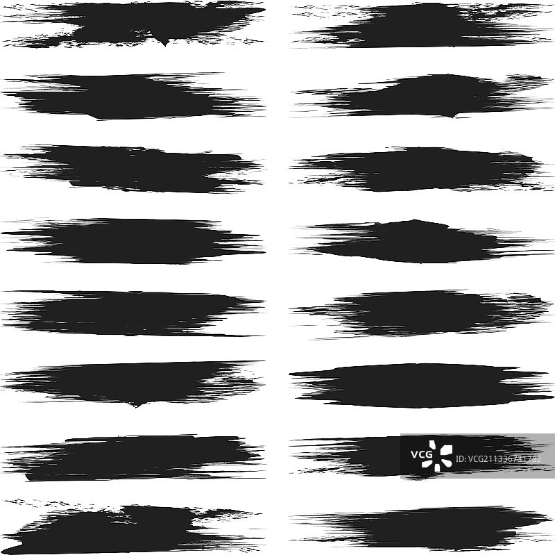 复古纹理线条分隔笔刷图片素材