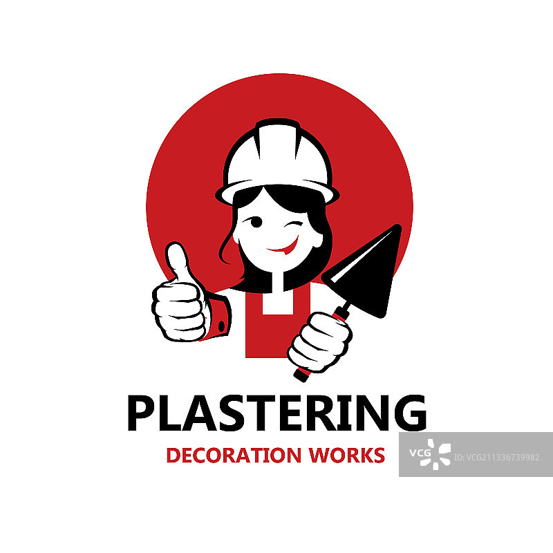 女泥瓦匠图标图片素材