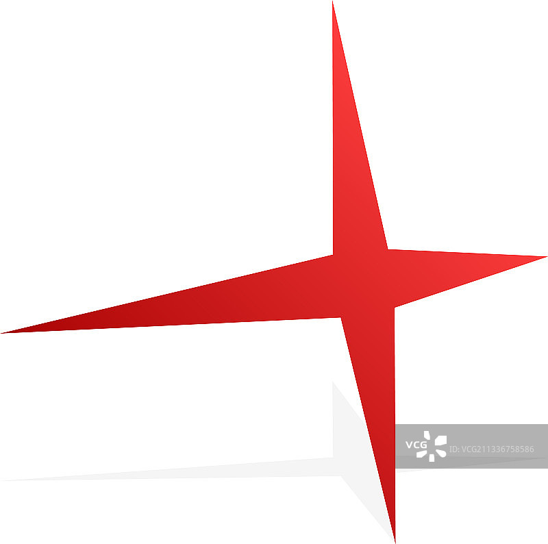 3D透视星爆光芒抽象形状图片素材