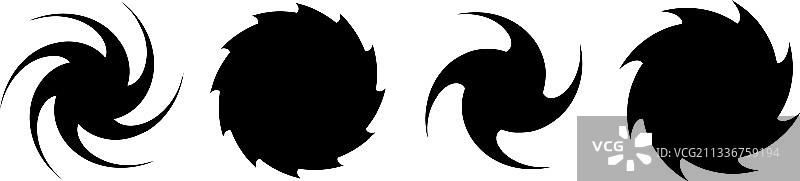 旋旋螺旋形元素图案用图片素材