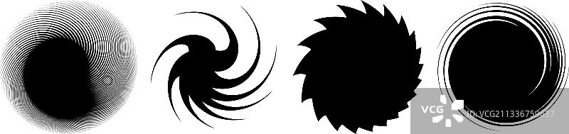 旋旋螺旋形元素图案用图片素材
