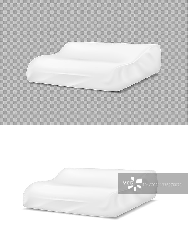 骨科白色枕头3D模型图片素材
