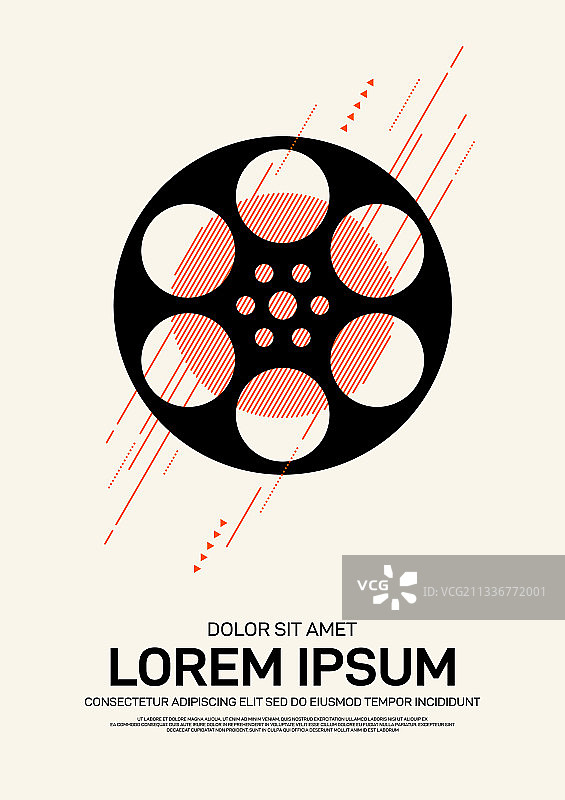 现代电影海报模板设计图片素材