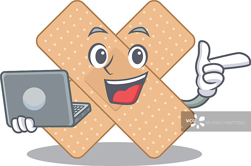 卡通人物创可贴图片素材