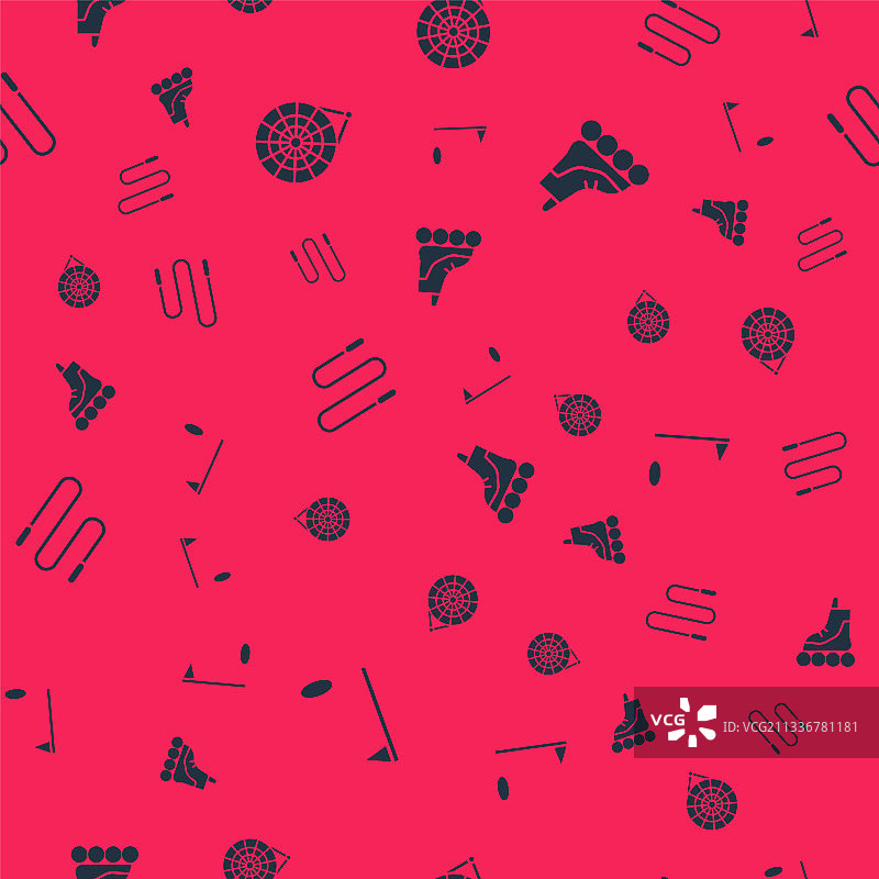 高尔夫旗帜、经典飞镖靶、跳绳套装图片素材