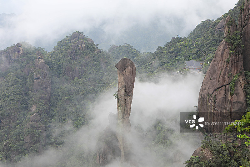 江西三清山，三清天下秀图片素材
