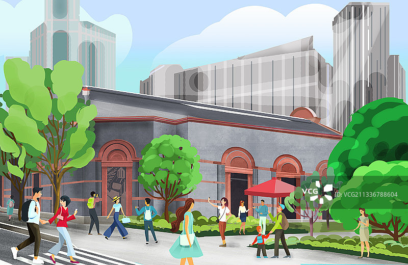 中国一大会址旅游图图片素材