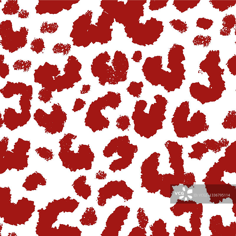 红色豹纹重复图案图片素材