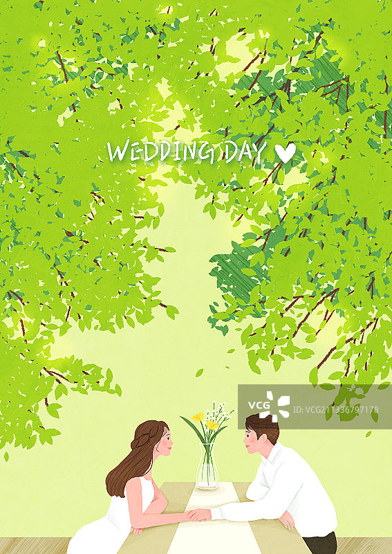 婚姻，情侣，新婚夫妇，小型婚礼图片素材