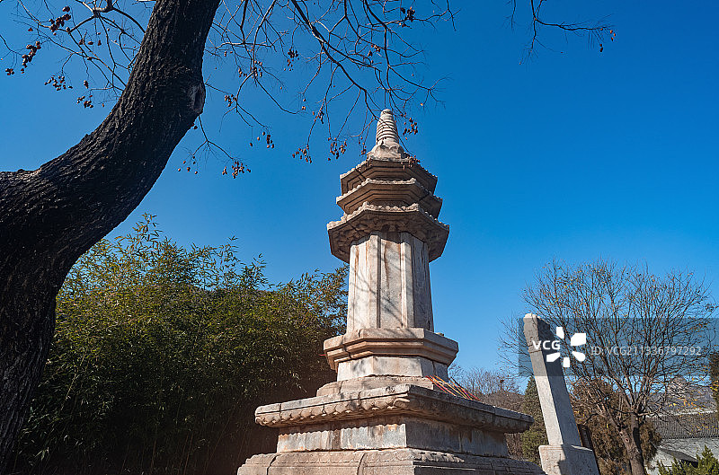 北京云居寺开山琬公塔图片素材