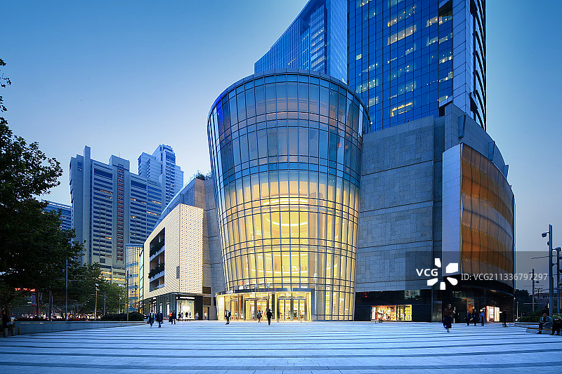 上海繁华市区图片素材