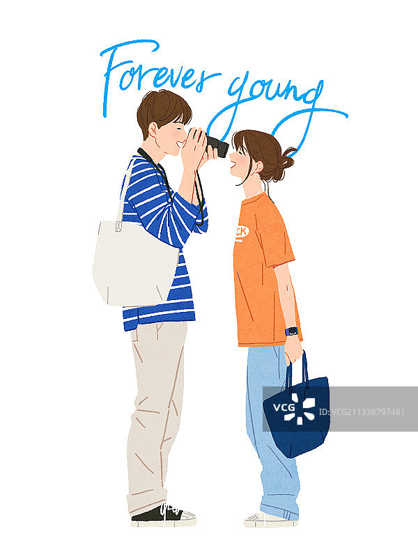 情侣，年轻男子，大学生，笑容，明亮的表情，手写，书法，相机图片素材