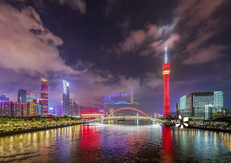 拍摄于广州大桥图片素材