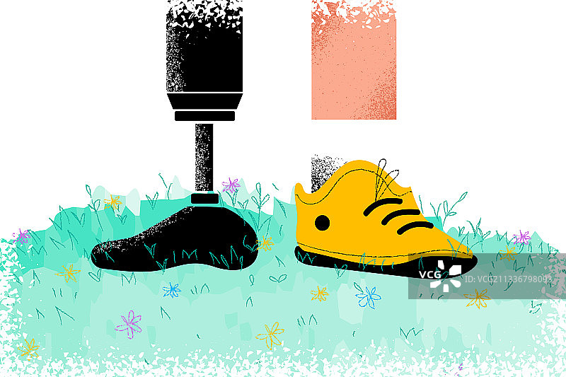 残疾人积极生活图片素材