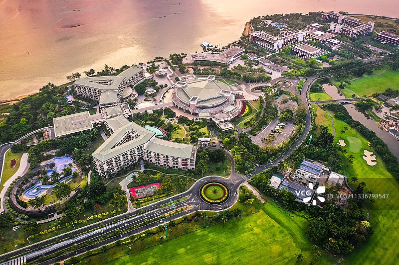 海南博鳌永久会址图片素材