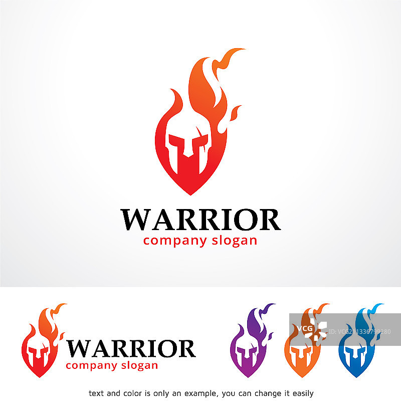 战士Logo模板设计图片素材