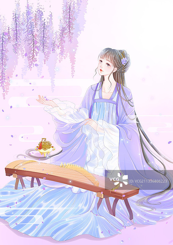 紫藤花图片素材