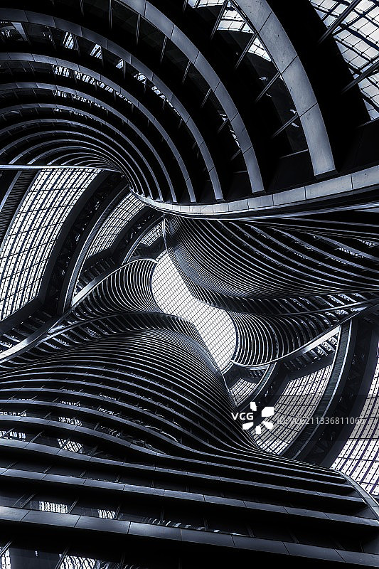 丽泽SOHO中庭图片素材