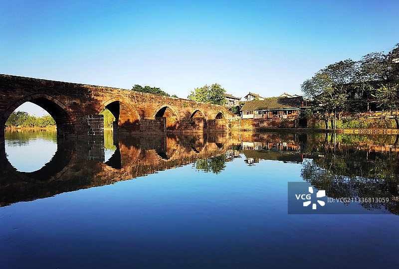 四川邛崃，平乐古镇图片素材