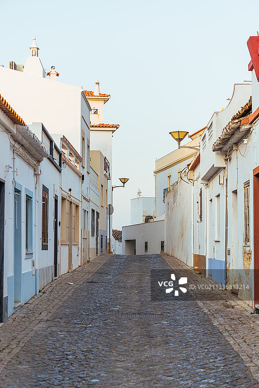 葡萄牙lagos小镇街道图片素材