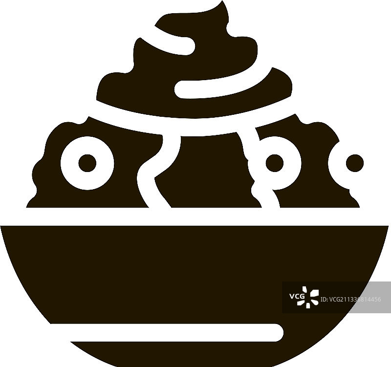 蛋黄酱沙拉图标图片素材