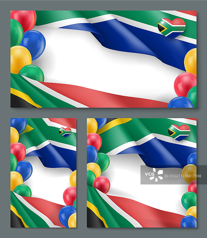 以国旗颜色为主题的南非banner图片素材