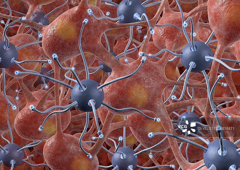 医疗纳米机器人概念图图片素材