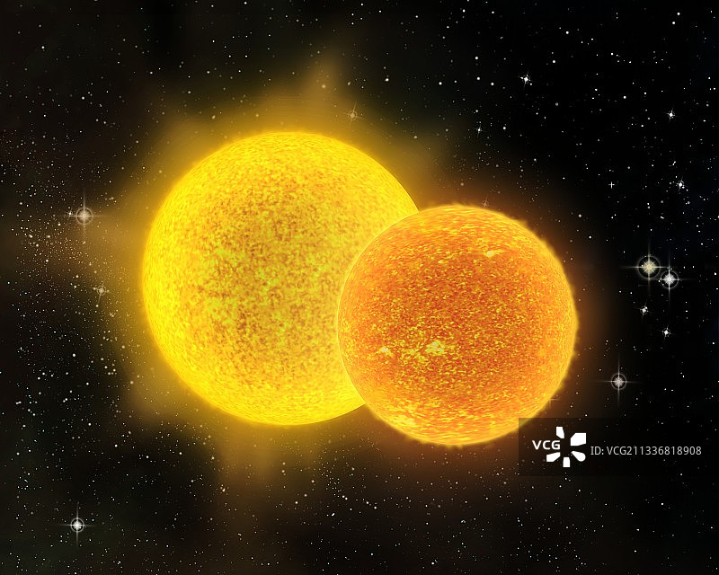 双星系统艺术图图片素材