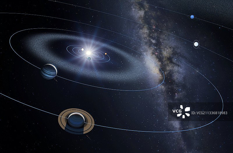 太阳系艺术作品图片素材