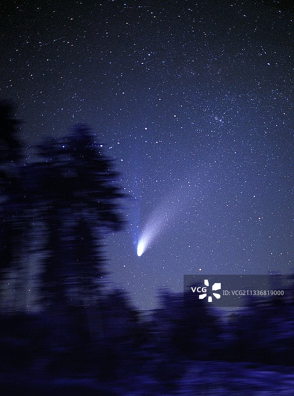 海尔-波普彗星图片素材