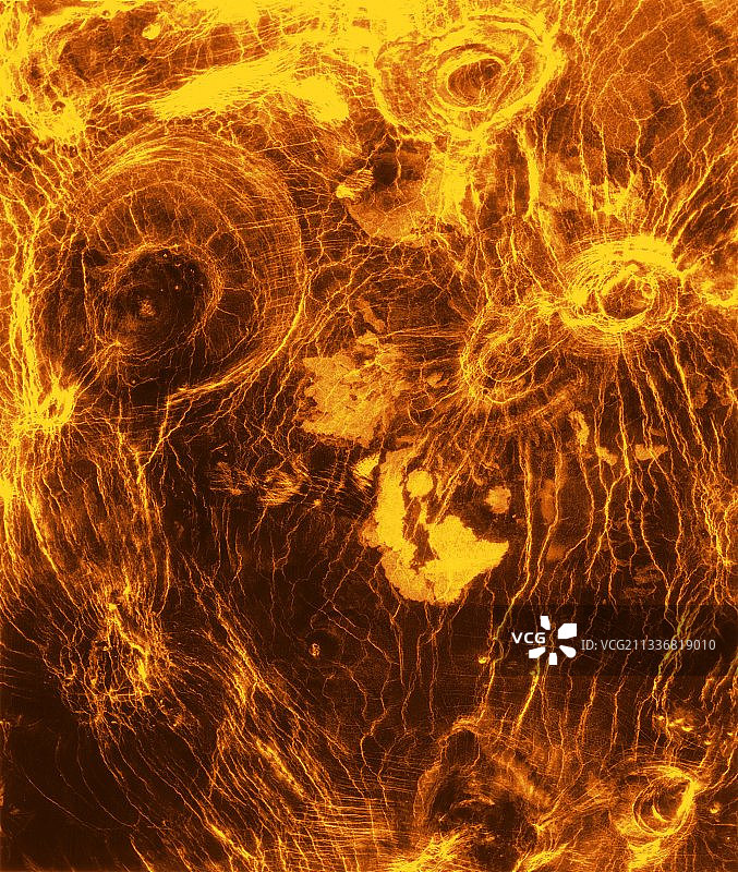 金星合成孔径雷达图图片素材