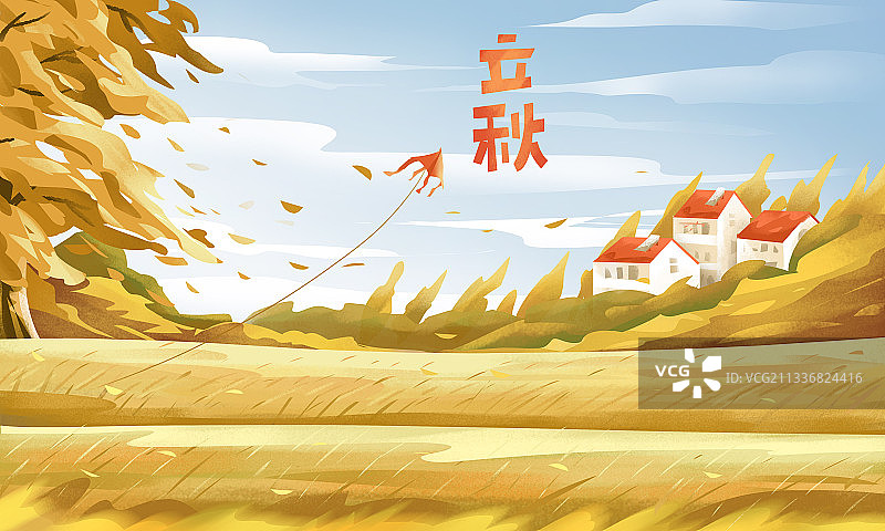 二十四节气之立秋图片素材