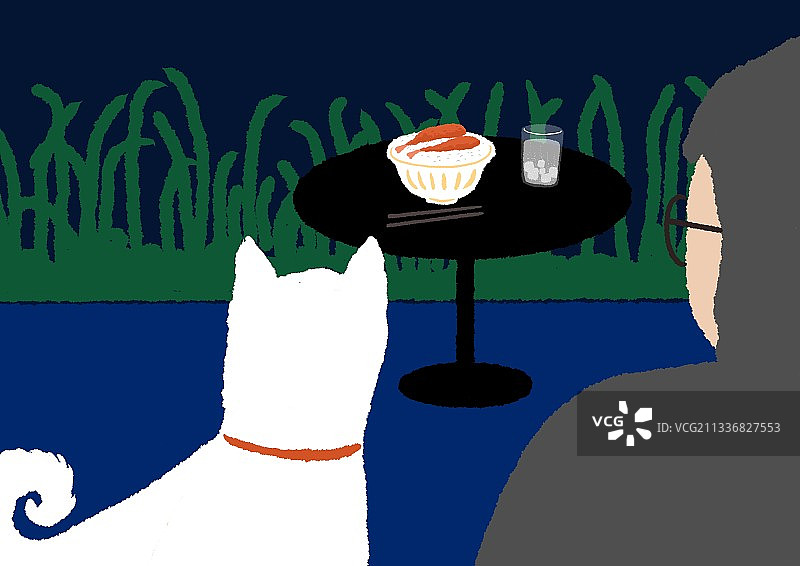 人与狗图片素材