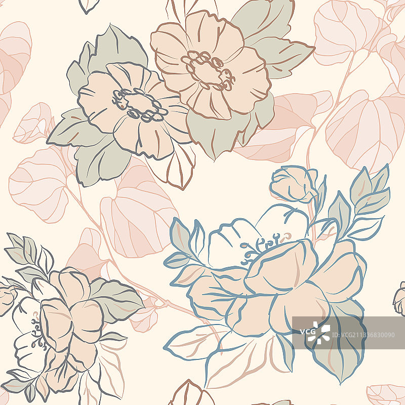 金色树叶花园玫瑰花图片素材