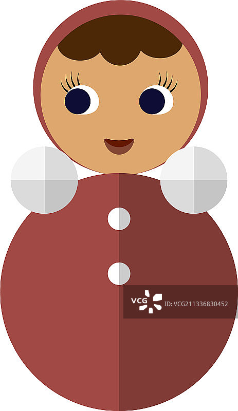 不倒翁玩具图标图片素材