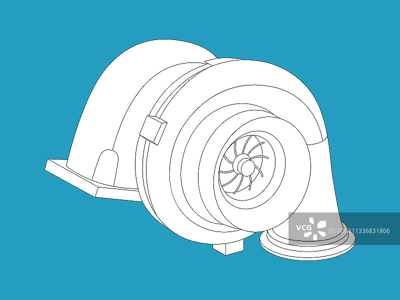 涡轮增压汽车图片素材