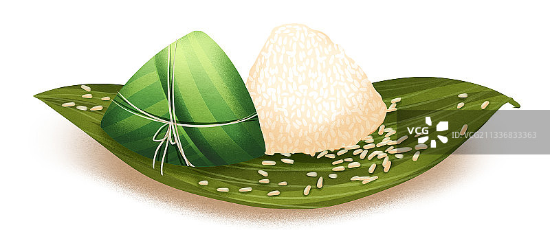 中国传统节日端午节粽子插画元素图片素材