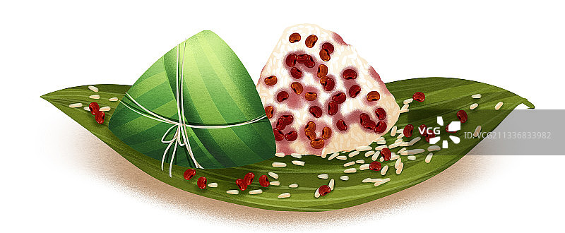 中国传统节日端午节粽子插画元素图片素材