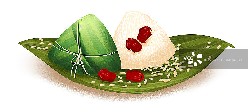 中国传统节日端午节粽子插画元素图片素材