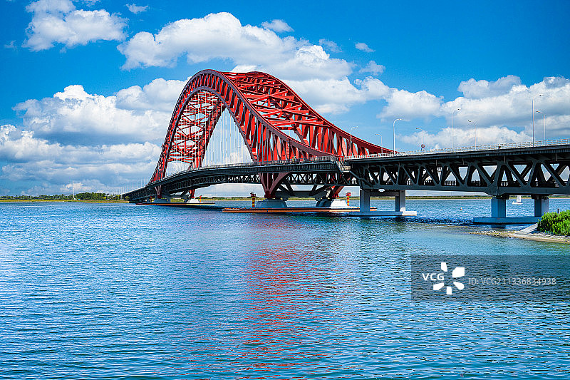 梅山红桥图片素材