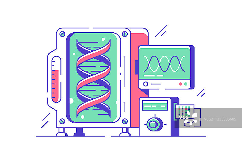DNA科学研究图片素材