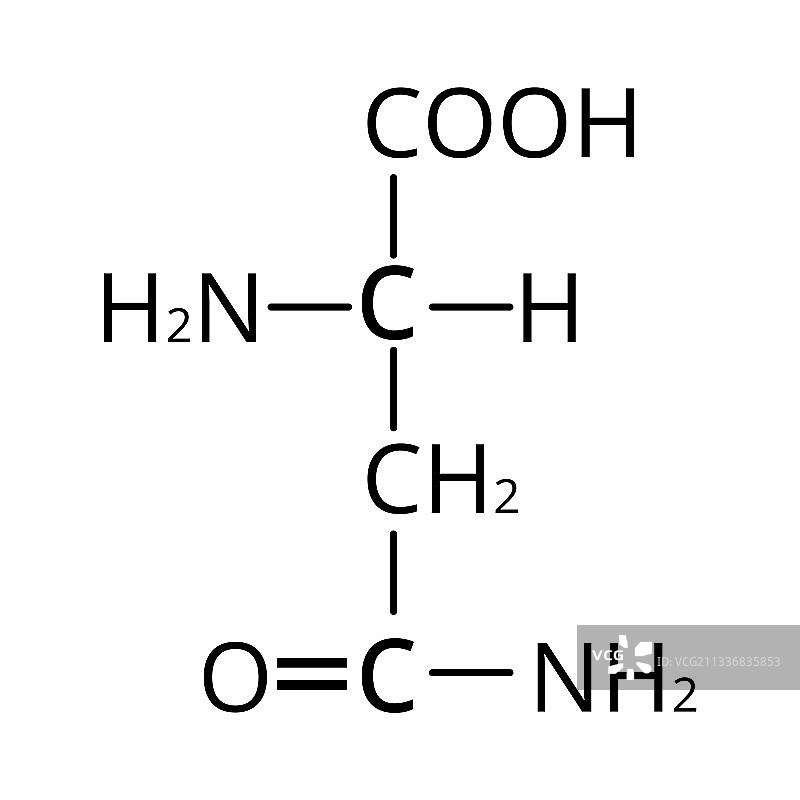 天冬酰胺氨基酸化学分子图片素材