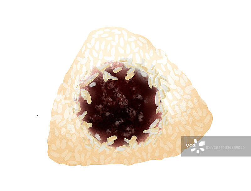 中国传统节日端午节豆沙粽子插画元素图片素材