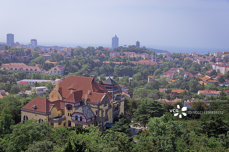 青岛信号山图片素材