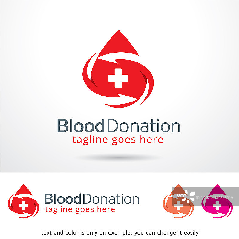 献血标志模板图片素材