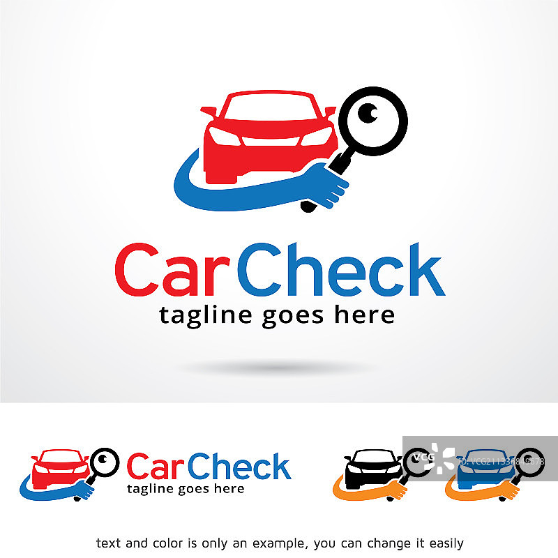 汽车检查logo模板图片素材