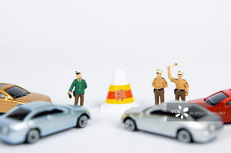 道路施工，道路交通安全法图片素材