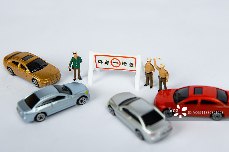 交通警察，停车检查，违法运输，道路交通安全法图片素材