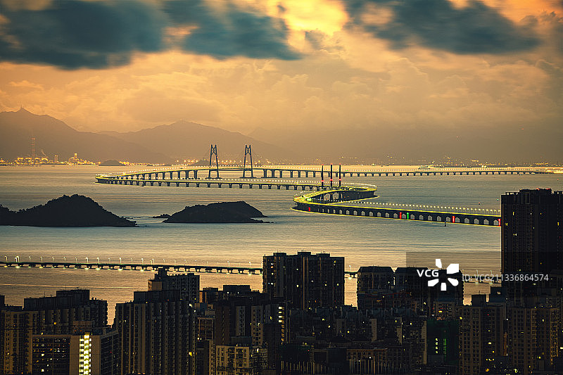 大湾区港珠澳大桥图片素材