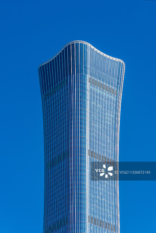 中国首都北京北京中信大厦图片素材